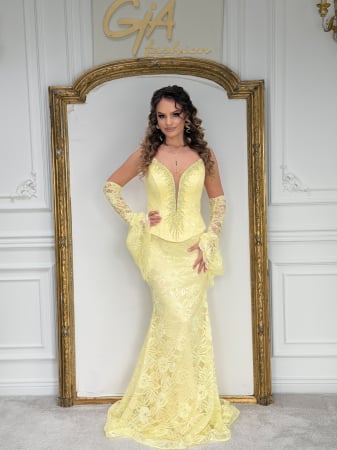 Rochii de seara - Rochie Adimea Yellow