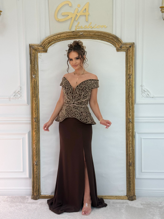 Rochii - Rochie Aferia Brown