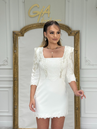 Rochii elegante - Rochie Alezzia WHITE
