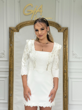 Rochie Alezzia WHITE [4]