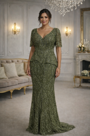 Rochii de seara - Rochie Amellaria Green