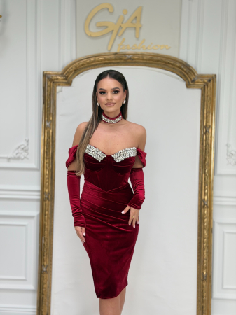 Rochie Anellea Catifea [3]