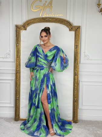 Rochie Asemy BLUE GREEN [2]