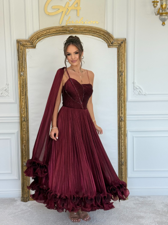 Rochii de seara - Rochie Avedi Bordo