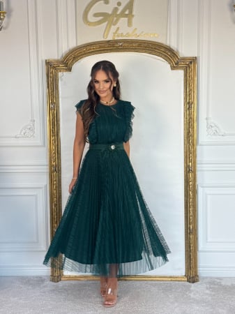 Rochii de zi - Rochie Avera Green