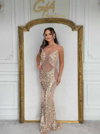 Rochie Azellia Gold [4]