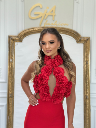 Rochie Bloom Red [5]