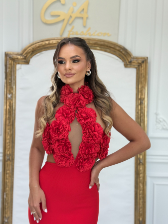 Rochie Bloom Red [3]