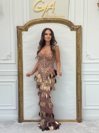 Rochii - Rochie Brown Angel