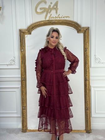 Bride to Be - Rochie Burgundi Elis