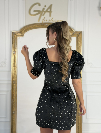 Rochie Catifea Asela Black [7]