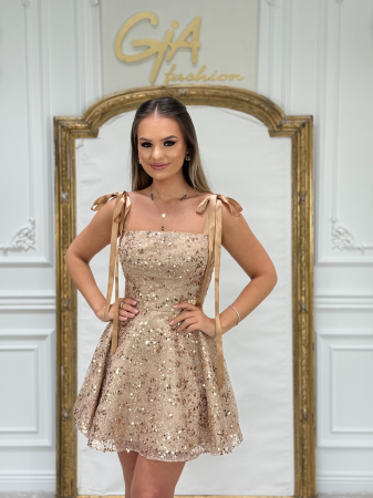 Rochie Celessy Gold [6]