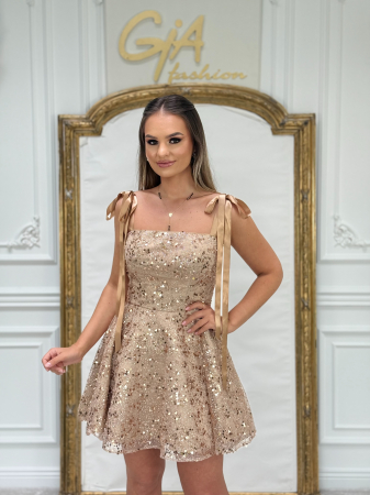 Rochie Celessy Gold [5]