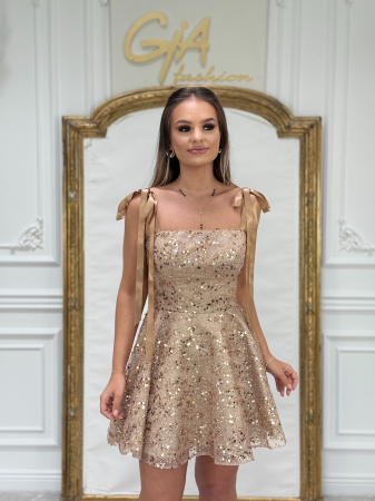 Rochie Celessy Gold [4]