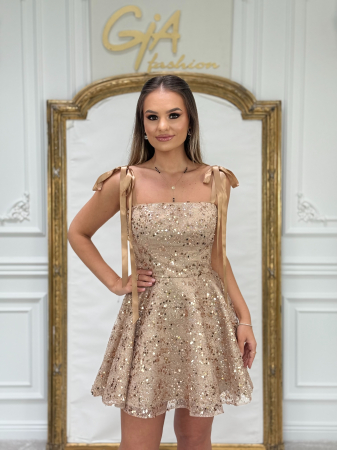 Rochie Celessy Gold [3]