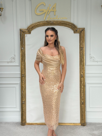 Rochie Cellida Gold [1]