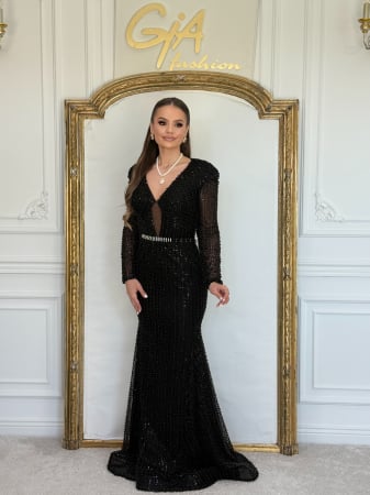 Rochii lungi - Rochie Cezellia Black