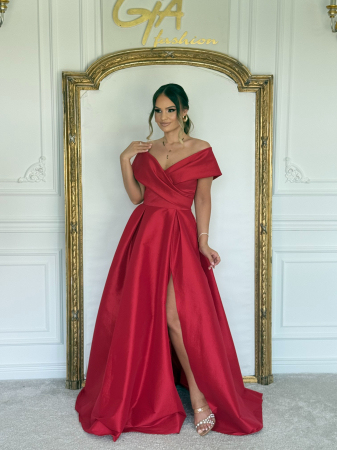 Rochii de zi - Rochie Corallia Red
