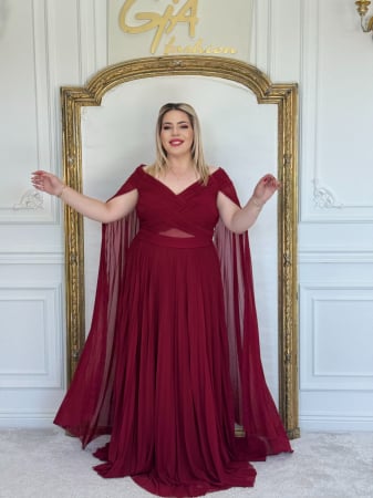 Marimi Mari - Rochie Dealli Bordo