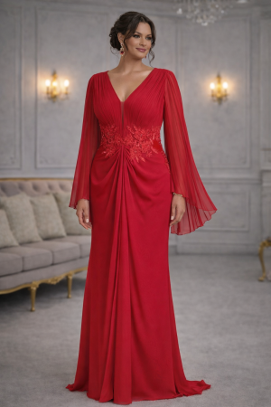 Rochii de seara - Rochie Deliny Red
