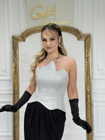 Rochie Dellama BLACK SILVER [3]