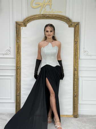 Rochie Dellama BLACK SILVER [8]