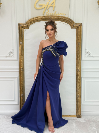 Rochii lungi - Rochie Delles Blue