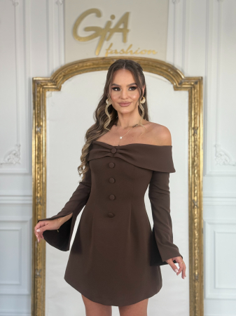 Rochii de seara - Rochie Demada Brown