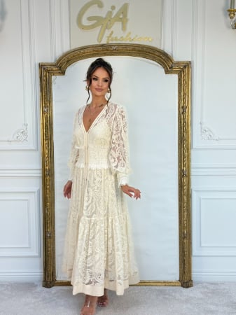 Rochii de seara - Rochie Denary Crem