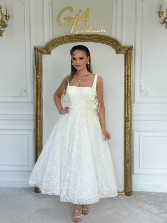 Promotii - Rochie Derassa WHITE