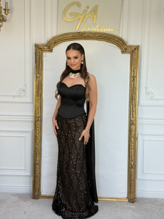 Rochii lungi - Rochie Ecera Black