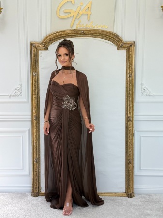 Rochii - Rochie Edellia Brown