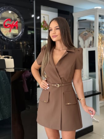 Rochii - Rochie Efellia Brown