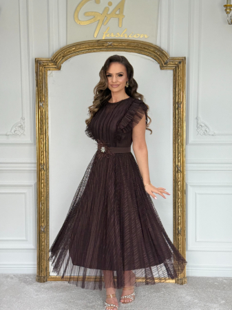 Rochii - Rochie Elera Brown