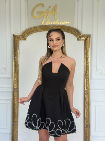 Rochii elegante - Rochie Elessa BLACK