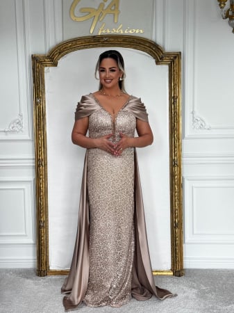 Rochii - Rochie Ellesia Beige