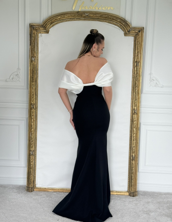 Promotii - Rochie Enissy BLACK AND WHITE