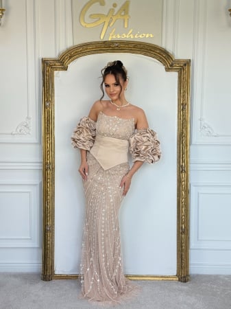 Rochii de seara - Rochie Erezia Beige