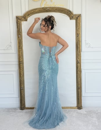 Rochii elegante - Rochie Esella Babyblue