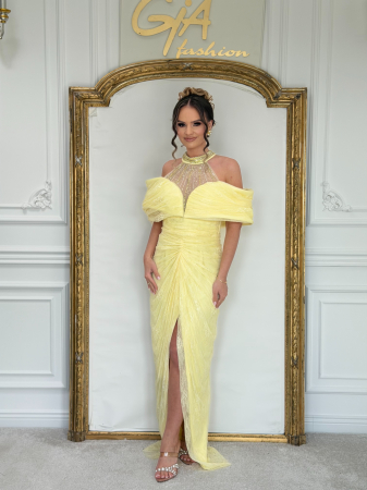 Rochii de seara - Rochie Esina Yellow