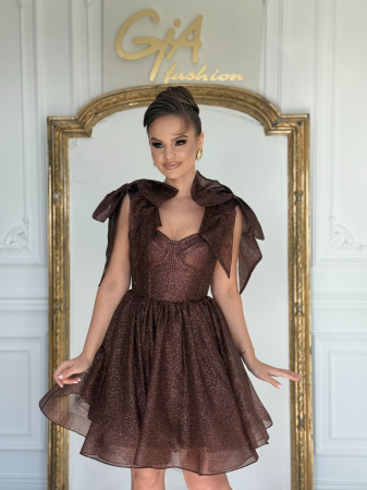 Rochii - Rochie Evella Brown
