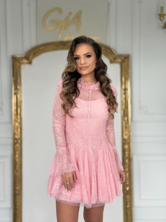 Rochii de zi - Rochie Evellia Pink