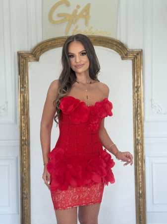 Rochii - Rochie Evera Red