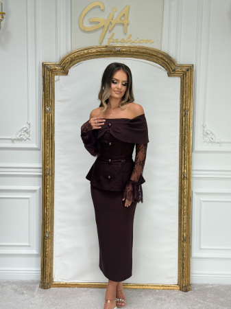 Rochie Ezissea brown [6]