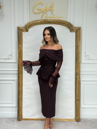 Rochie Ezissea brown [5]