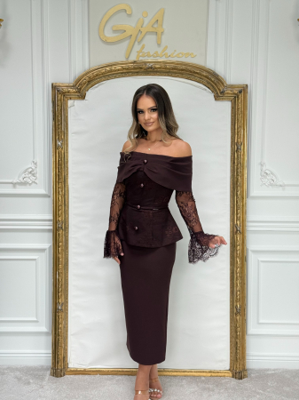 Rochie Ezissea brown [7]