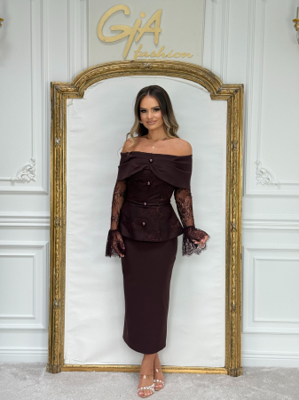 Rochie Ezissea brown [3]