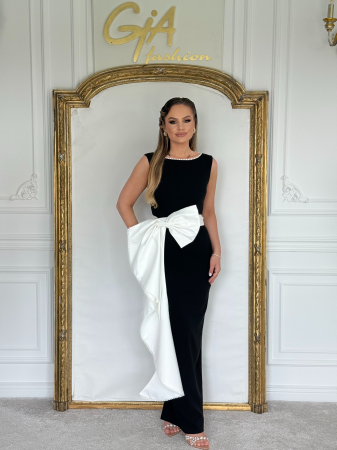 Rochie Fellisa BLACK AND WHITE [4]