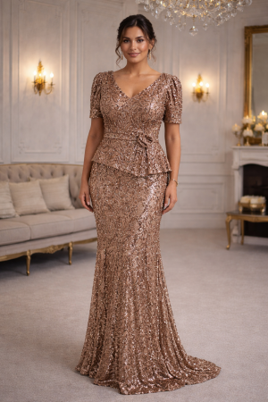 Rochii elegante - Rochie Flessy Beige