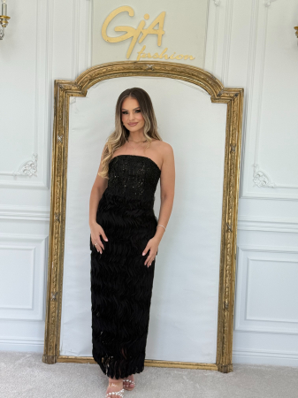 Rochii lungi - Rochie Glowy Black